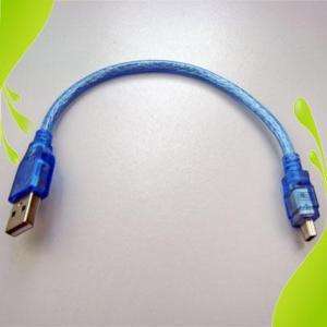 25CM USB A Male to Mini B 5pin Male USB 2.0 Cable #9873  
