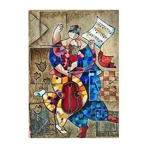     Lovers   Artist Dorit Levi  Poster Size 22 X 16