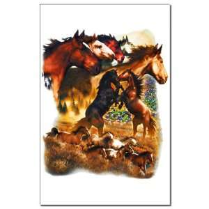  Mini Poster Print Wild Horses 