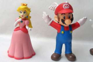New 8 Super Mario Bros Luigi Action Figures Gift  