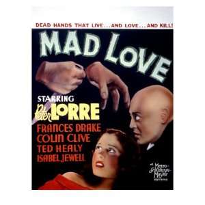  Mad Love, Frances Drake, Peter Lorre, 1935 Photographic 