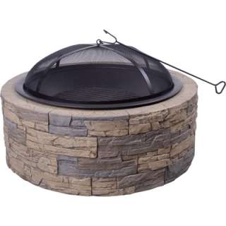 Shinerich Cast Iron Firepit/Grill  35in Model# SRFP97C  