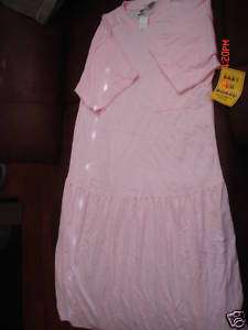 Womens Pink Maternity Dress 18W/38 Short Sleeves NWT  