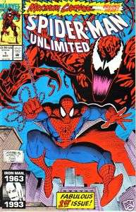Spiderman Unlimited #1, Maximum Carnage, Venom, NM, Hot  