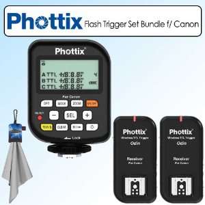  Phottix Odin TTL Flash Trigger for Canon TX/RX Set 