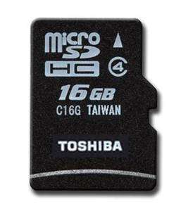 Toshiba Micro SDHC Memory Card 16GB 16G 16 G Micro SD  