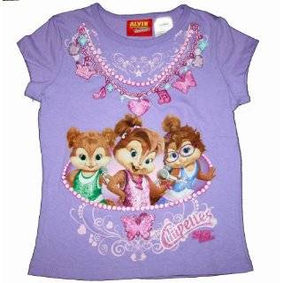   Alvin & the Chipmunks Purple Chipettes T Shirt Explore similar items