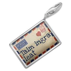 FotoCharms I Love You Irish Love Letter from Ireland   Charm with 