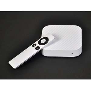  iTV, Apple TV, Carbon Decal Skin Sticker, White