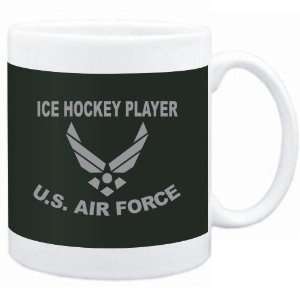  Mug Dark Green  Ice Hockey Player   U.S. AIR FORCE 