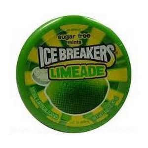 LIMEADE Ice Breakers Sugar Free Mints Plasic Tins 8 Pack  