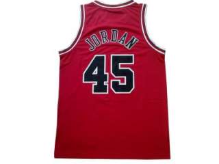 Chicago Bulls Michael Jordan Classic Red #45 Jersey  