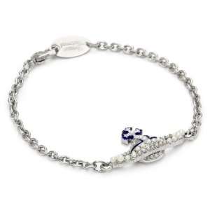 Vivienne Westwood Pearly Queen and Enamel Mini Bas Bracelet