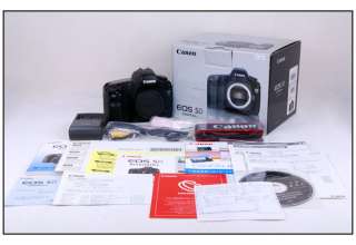 EX+ in Box* Canon EOS 5D 12.8 MP Digital SLR Camera body 013803056853 