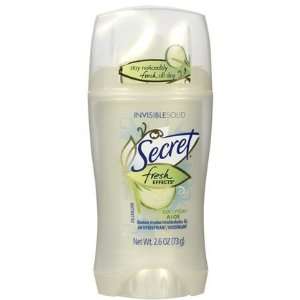 Secret Fresh Effects Invisible Solid Antiperspirant Deodorant Cucumber 