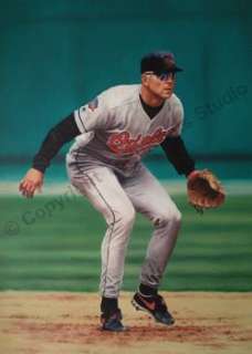 Cal Ripken JR Baltimore Orioles MLB Canvas Oil Painting  