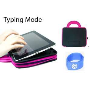  iPad 2 Case & Stand Cover with Neoprene Front Pocket and 