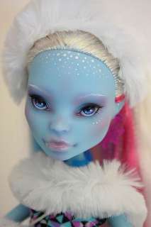 Monster High Doll Abbey Bominable REPAINT (original face up was 
