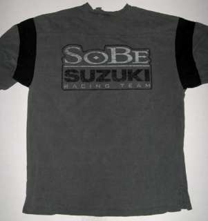 SoBe Suzuki Racing Team Motorcycle T Shirt Tee Shirt M  