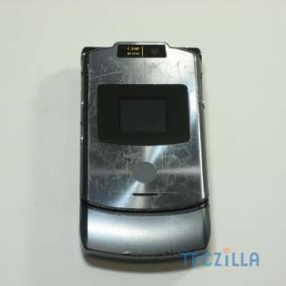Motorola RAZR V3xx Camera Video Unlocked 3G GSM Flip Phone AT&T (Gray 