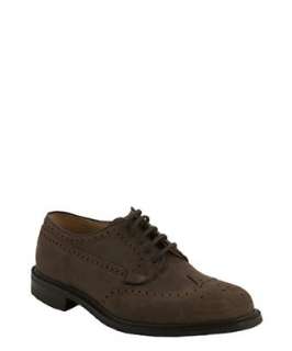 Churchs brown brushed leather Cotterstock wingtip oxfords   