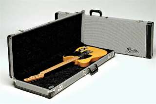 Fender Deluxe Black/Silver Tweed Hardshell Guitar Case  