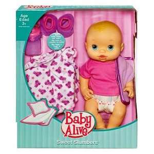    Baby Alive Sweet Slumbers Doll with Accessories