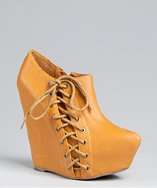 Jeffrey Campbell mustard leather