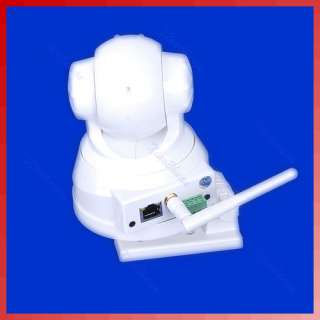   Wireless WiFi Audio Night Vision IP Camera CMOS Free DDNS White  