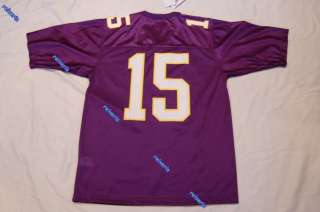 NIKE EAST CAROLINA PIRATES JERSEY PURPLE #15 M BNWT $60  