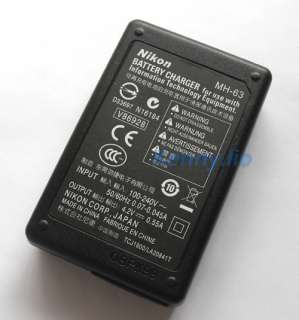 MH 63 MH63 Charger for Nikon EN EL10 Battery Coolpix S200 S210 S500 