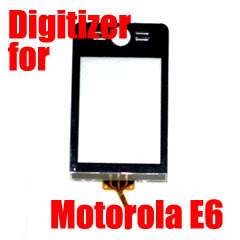 OEM Touch Screen Digitizer for Motorola Rokr E6  
