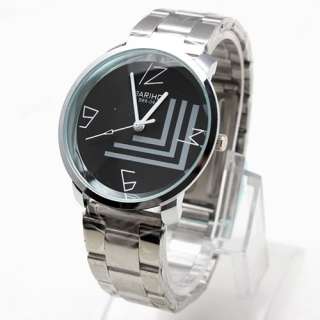 WOW BARIHO Special Pattern Stainless Band Quartz Watch  