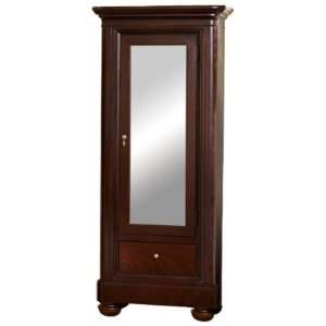 893 0032 Mount Vernon Linen Cabinet With an Attractive Merlot Sherwin 