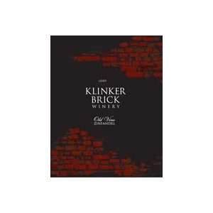    2009 Klinker Brick Zinfandel Old Vine 750ml Grocery & Gourmet Food