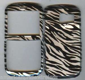 Pantech Link P7040 AT&T phone cover case zebra gary bk  