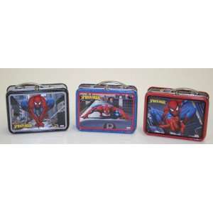    12 Pack Amazing Spiderman Mini Tin Lunch Boxes Toys & Games