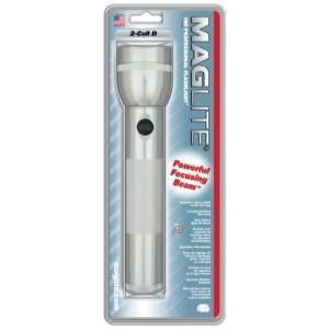  MagLite   2 D Cell Flashlight, Silver
