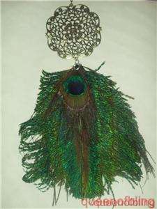   WIVES POParazzi INSPIRED EARRINGS Peacock Feather Earrings  