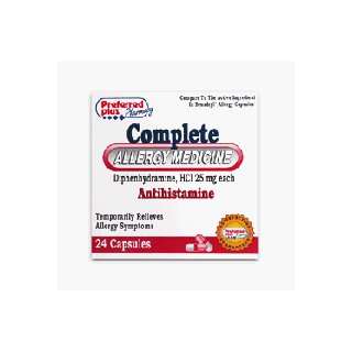  Complete Allergy Medication Capsules   24 ea Health 