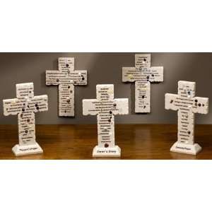   Stories of Faith Memorial Prayer Cross with Stand