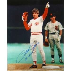    NEW Pete Rose SIGNED 16X20 REDS Mounted Memories