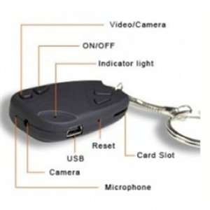   Camera Mini Spy Car Keychain Dvr Camera 2Gb Memory Card Bare Camera