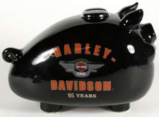   Davidson 95 Year Anniversary Gas Tank Hog Piggy Bank 10.5x6x7  