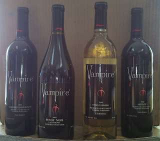 2006 Vampire Pinot Noir Halloween Wine Full Sealed Bottle  