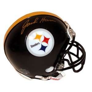  Jack Ham Signed Steelers Mini Helmet Sports Collectibles