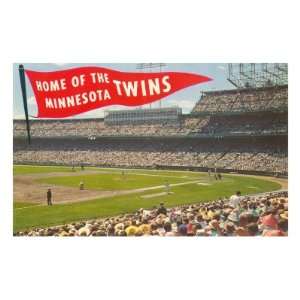  Home of the Minnesota Twins MasterPoster Print, 12x18 