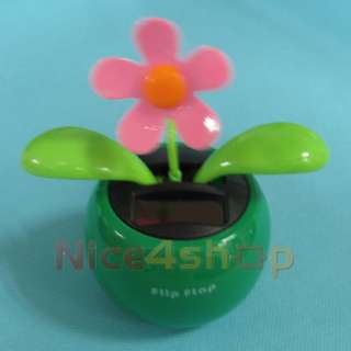   Solar Powered Flip Flap Dancing Toys Flower Plant hot sell  