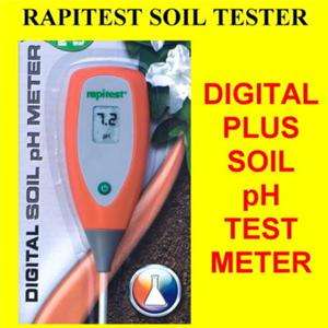   DIGITAL pH SOIL TESTER LAWN PLANT LUSTER LEAF GARDEN GROWING TEST SM