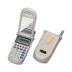      FOLDING CELLPHONE SHAPED CALCULATOR WITH MIRROR